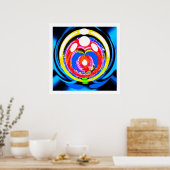 Wereldwijde reiskunst poster (Keuken)