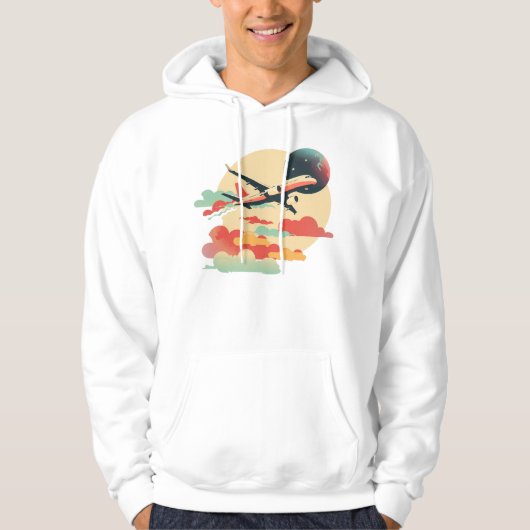 Wereldwijde reizen hoodie (Voorkant)
