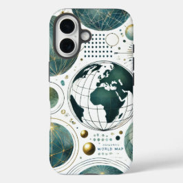 Wereldwijde reiziger: Chic World iPhone Case