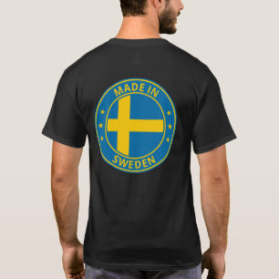 Wereldwijde reiziger - Gemaakt in Sverige   Zweden T-shirt