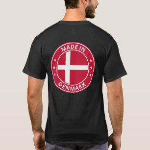 Wereldwijde reiziger - Made in Danmark   Denemarke T-shirt