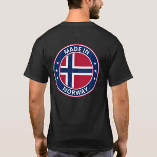 Wereldwijde reiziger - Made in Norge Noorwegen (be T-shirt