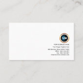 Wereldwijde richtpijlen Stijlvolle toeleveringsket Visitekaartje (Achterkant)