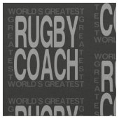 Wereldwijde rugbycoach stof (Close Up)