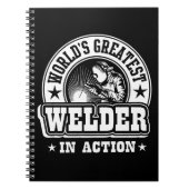 Wereldwijde 's werelds grootste welzijnsvrouw in a notitieboek (Voorkant)