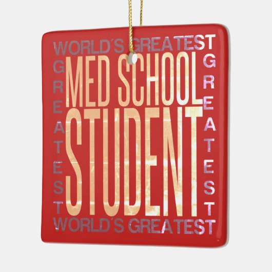 Wereldwijde schoolstudent keramisch ornament (Links)