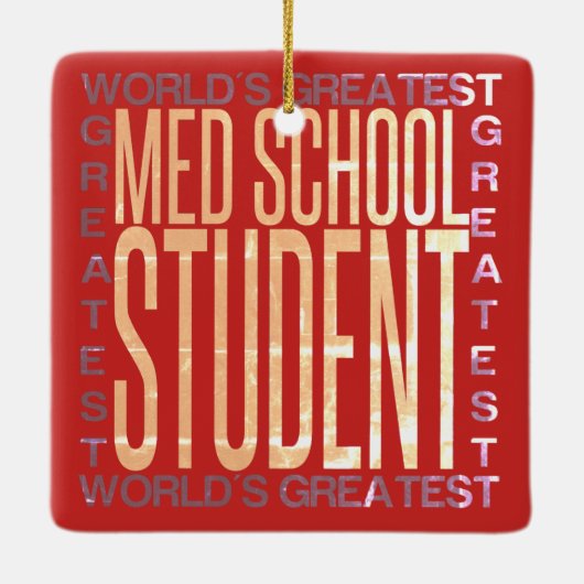 Wereldwijde schoolstudent keramisch ornament (Achterkant)