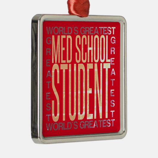 Wereldwijde schoolstudent metalen ornament (Rechts)