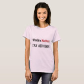 Wereldwijde snelste belastingadviseur t-shirt (Voorkant volledig)