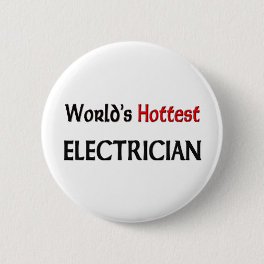 Wereldwijde snelste elektricien ronde button 5,7 cm (Voorkant)