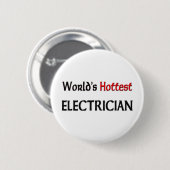 Wereldwijde snelste elektricien ronde button 5,7 cm (Voorkant /achterkant)