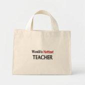 Wereldwijde snelste leraar mini tote bag (Voorkant)