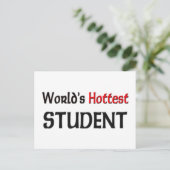 Wereldwijde snelste student briefkaart (Staand voorkant)