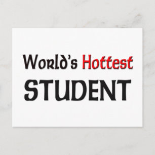 Wereldwijde snelste student briefkaart