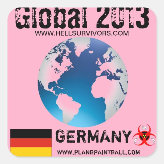 Wereldwijde Sticker Duitsland 2013 (Voorkant)
