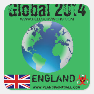 Wereldwijde Sticker Engeland 2014
