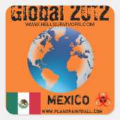Wereldwijde Sticker Mexico 2012 (Voorkant)