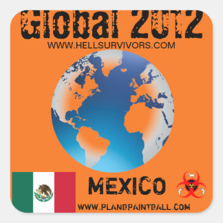Wereldwijde Sticker Mexico 2012