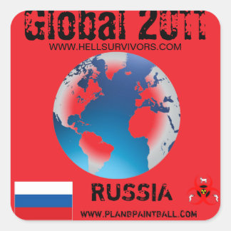 Wereldwijde Sticker Rusland 2011