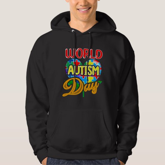 Wereldwijde Tanktop van Autisme op dag van de bewu (Voorkant)