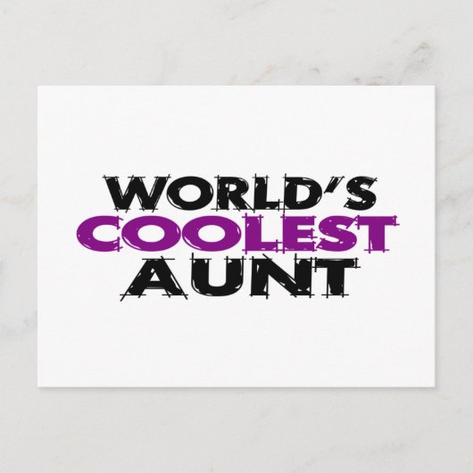 Wereldwijde tante briefkaart (Voorkant)