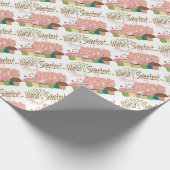 Wereldwijde tante Cupcake Edition Pattern Cadeaupapier (Hoek)