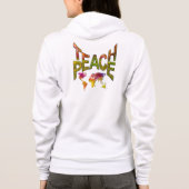 Wereldwijde training voor vrede hoodie (Achterkant)