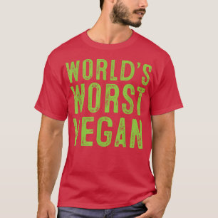 Wereldwijde vegetan Non Vegetarian Meat Bbq Barbeq T-shirt