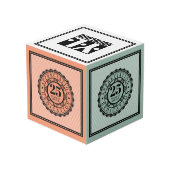 Wereldwijde verjaardag van de mijlpaal kubus (Achter hoekig)