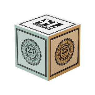 Wereldwijde verjaardag van de mijlpaal kubus