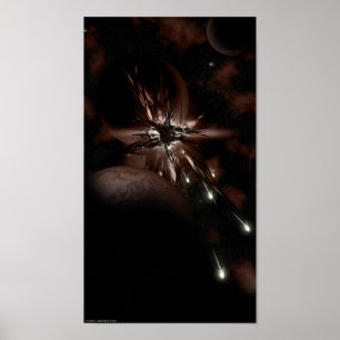 Wereldwijde vernietiging poster