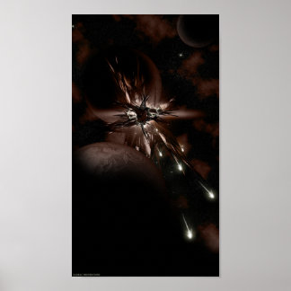 Wereldwijde vernietiging poster