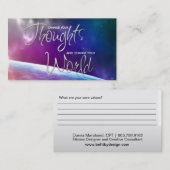 Wereldwijde Visitekaartjes wijzigen (Voorkant / Achterkant)