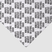 Wereldwijde volleybalcoach tissuepapier (Detail)