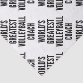 Wereldwijde volleybalcoach tissuepapier (Detail)