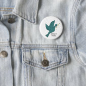 WERELDWIJDE VREDESBUTTON RONDE BUTTON 5,7 CM (In situ)
