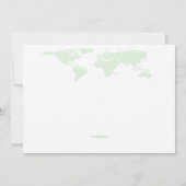 Wereldwijde wachttijd voor goedkeuring Foto aankon Kaart (Achterkant)