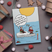 Wereldwijde warme zantas: Kerstmis over klimaatver Feestdagen Kaart