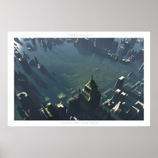 Wereldwijde Warming 2054 Poster