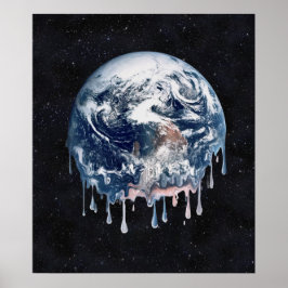 Wereldwijde Warming Meltdown Poster
