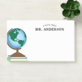 Wereldwijde Wereldbol voor de stapel boeken - Gepe Post-it® Notes (Kantoor)