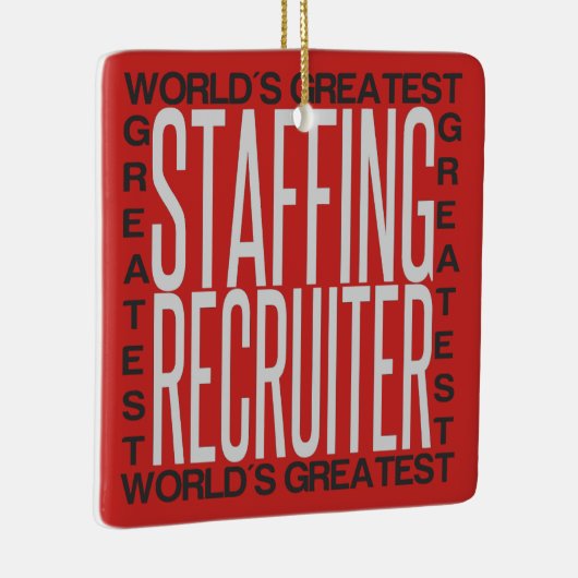 Wereldwijde werkomgeving met het grootste personee keramisch ornament (Rechts)