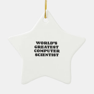 WERELDWIJDE WETENSCHAPPELIJKE COMPUTER KERAMISCH ORNAMENT