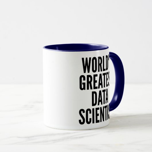 Wereldwijde wetenschappers op het gebied van gegev mok (Voorkant rechts)