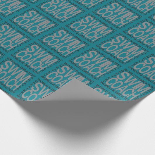 Wereldwijde wim-coach cadeaupapier (Hoek)