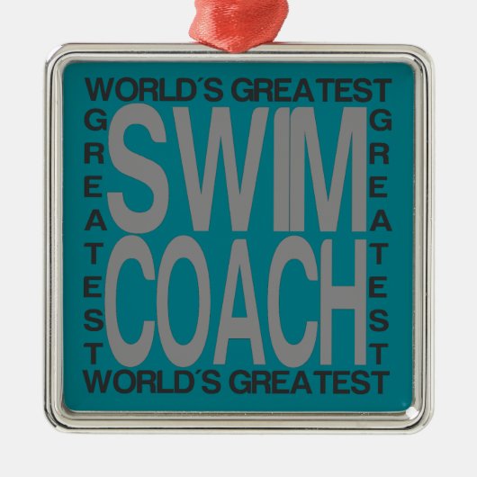 Wereldwijde wim-coach metalen ornament (Voorkant)