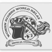 Wereldwijde WRWR-decimaal Sticker (Voorkant)