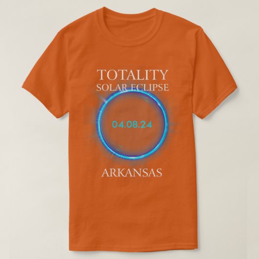 Wereldwijde zonnecrisis 2024 Arkansas 04 T-shirt (Design voorkant)
