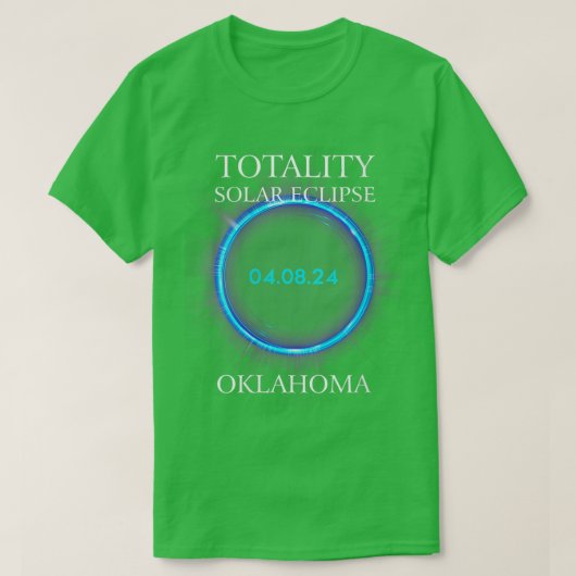 Wereldwijde zonnepanelen 2024 Oklahoma 04 T-shirt (Design voorkant)