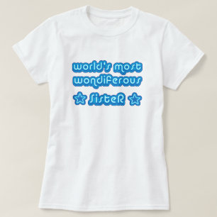 Wereldwijde zuster t-shirt